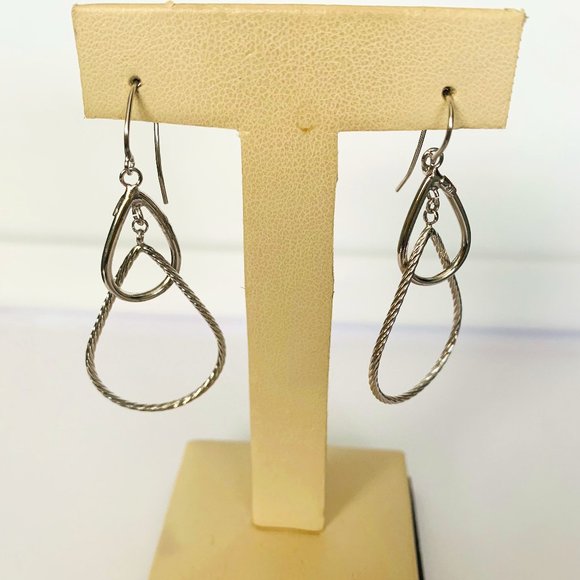 Italian 14k gold Westen Look dangle earrings - Picture 1 of 1